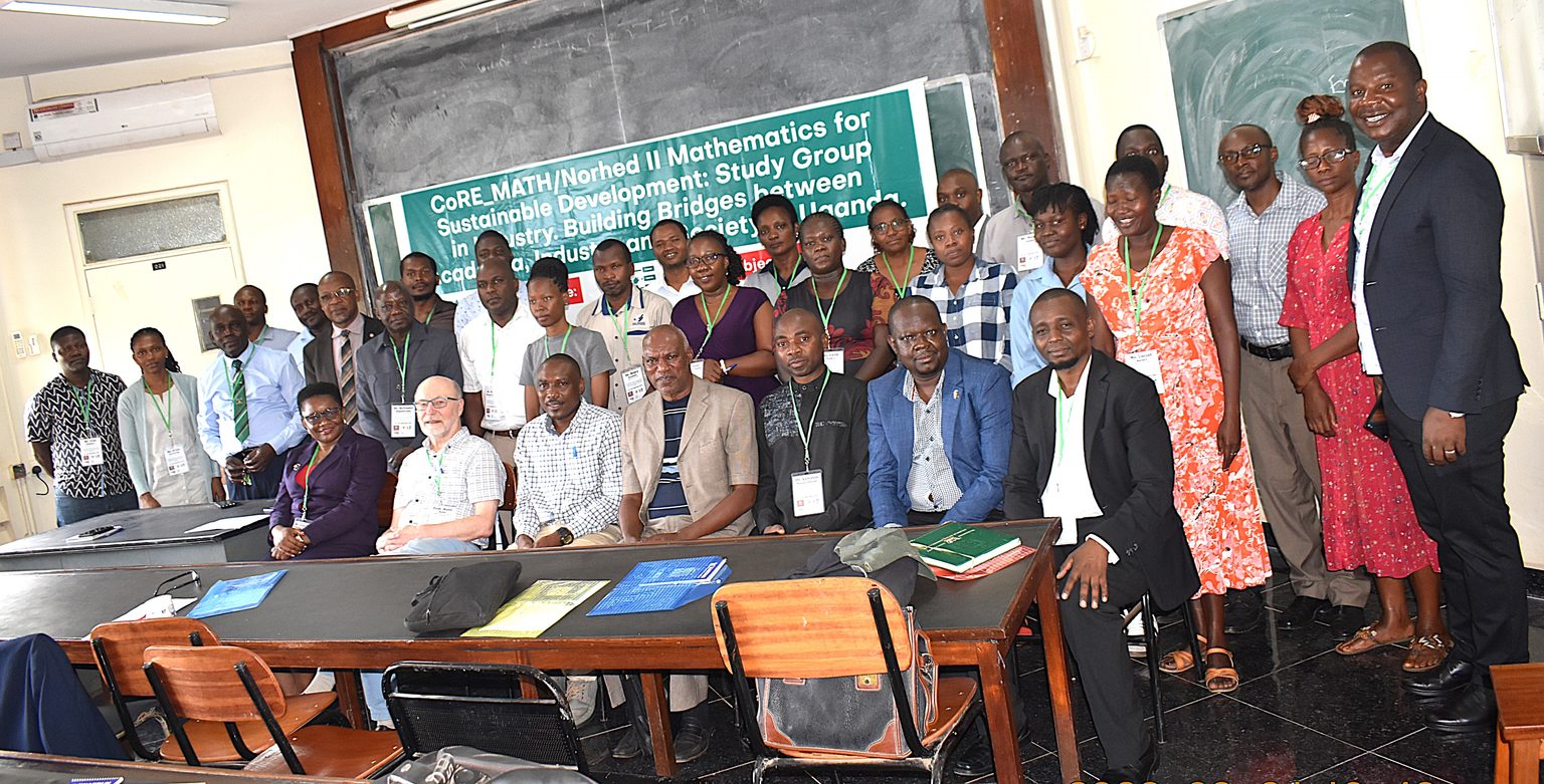Participants from partner institutions at the opening ceremony of the Kampala Study Group with Industry