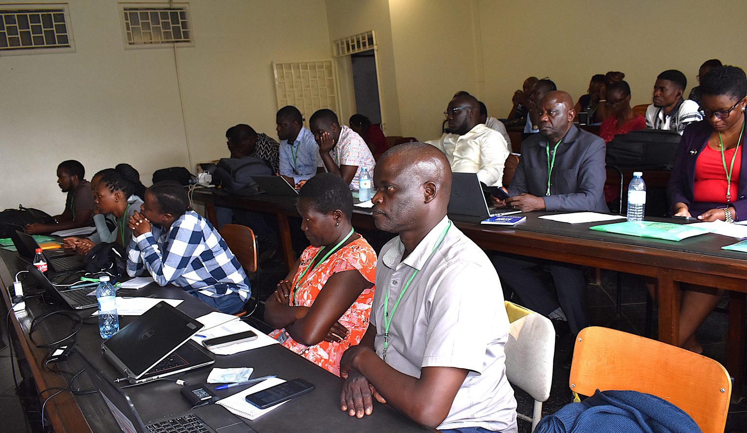 Participants following proceedings at the Kampala Study Group with Industry